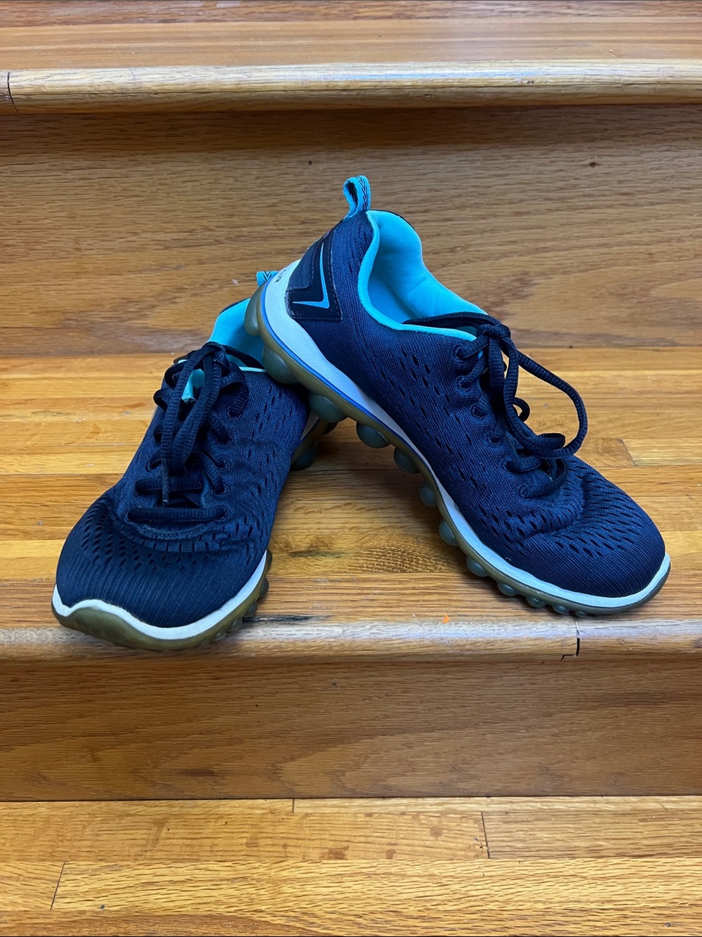 Skechers Navy with Teal Athletic Sneakers